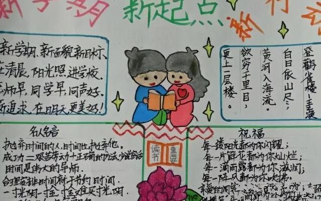 新学期新气象手抄报简单又漂亮（新学期新气象手抄报简单又漂亮图片）