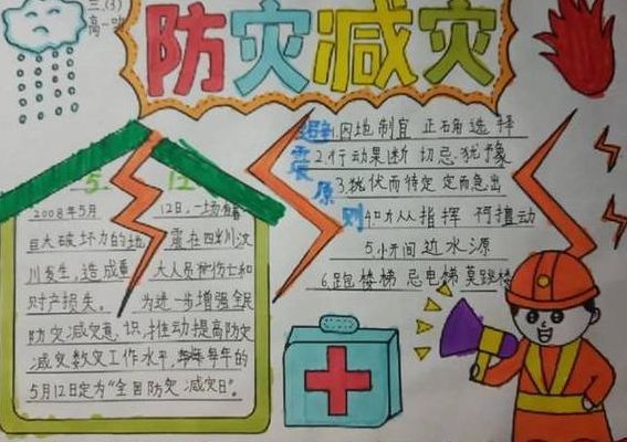 防灾减灾手抄报简单又漂亮（防灾减灾手抄报简单又漂亮没有字）