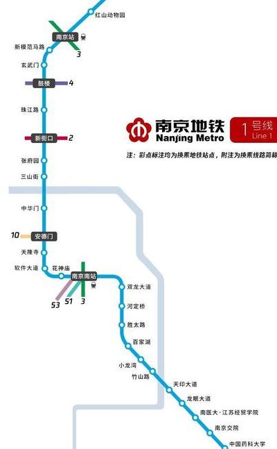 南京地铁1号线线路图（南京地铁2号线线路图）