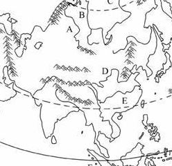 亚欧地图（亚欧地图简笔画）
