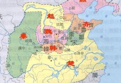 战国地图（秦武王时期战国地图）