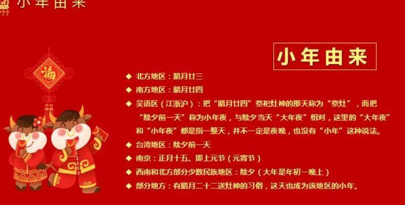 小年习俗（南方小年的来历和风俗）