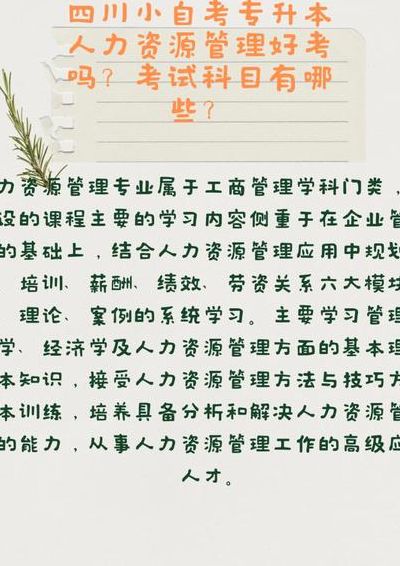人力资源好考吗（人力资源好考吗?）