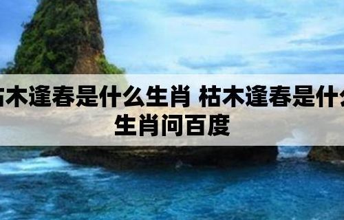 枯木逢春是什么生肖（枯木逢春是什么生肖,最佳答案）