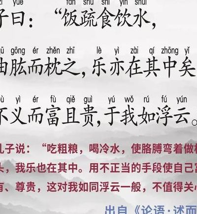 子曰饭疏食饮水（子曰饭疏食饮水曲肱而枕之乐亦在其中矣拼音）
