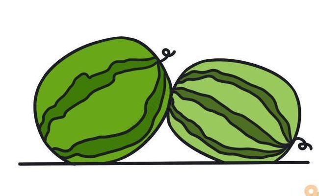 绿色健康食品（绿色健康食品简笔画）