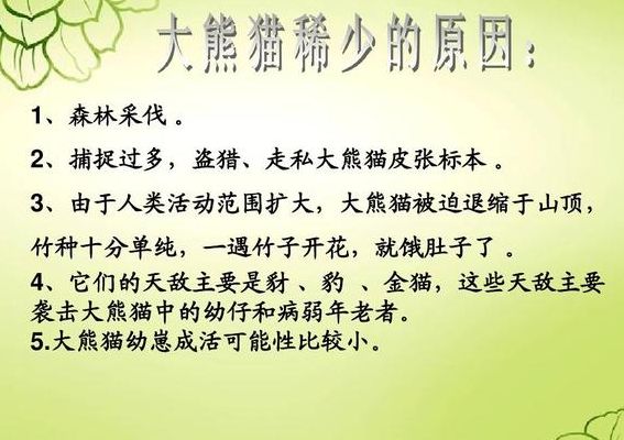 关于大熊猫的资料有哪些（关于大熊猫的资料有哪些200字）