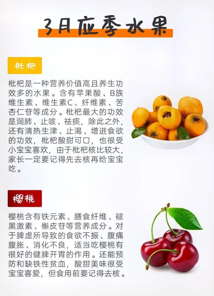 春天的应季水果（春天的应季水果,营养丰富还养颜）