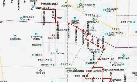 西安336路公交车路线图（西安336路公交车路线图及站点）