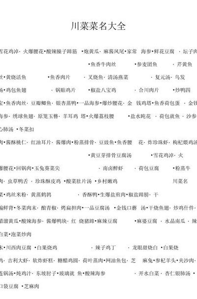 创意菜名（菜名高端大气菜名）
