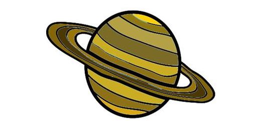 土星简笔画（土星简笔画图片）
