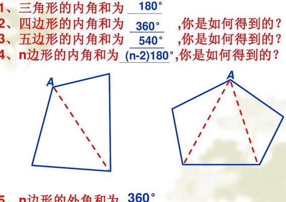 八边形的内角和是多少度（八边形的外角和是多少度）