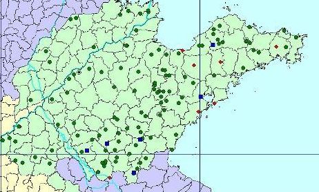 山东地震带分布图高清（山东地震区划图）