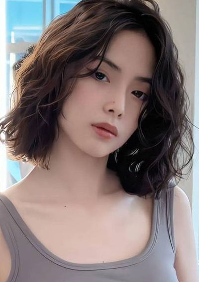 短发烫发图片女（短发烫发图片女2023最新款）
