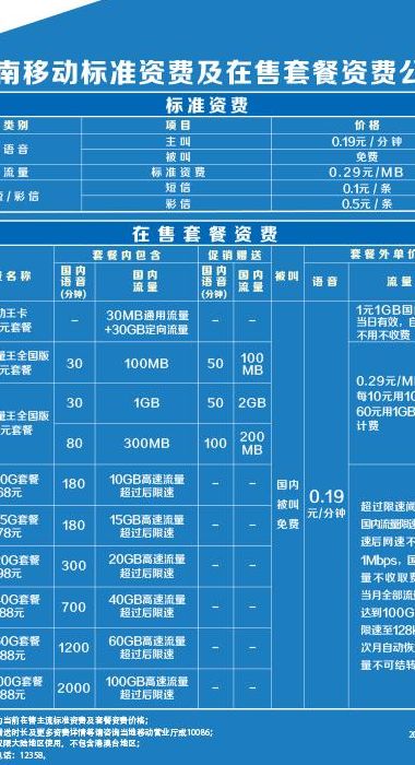 移动流量资费（移动流量资费多少钱1兆）