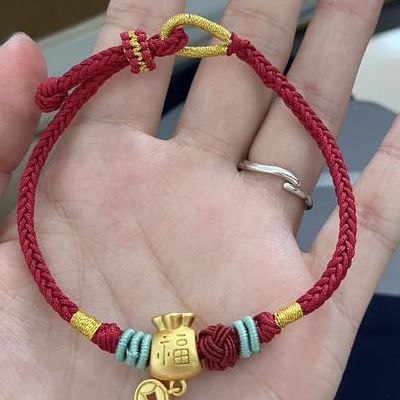 自己编手链简单漂亮（自制编手链）