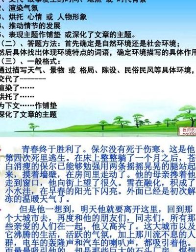环境描写的作用（语文环境描写的作用）