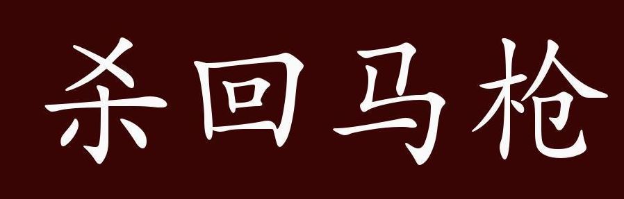 杀回马枪（回马枪）
