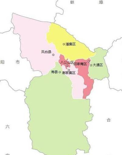 淮南市地图（淮南市地图全图）