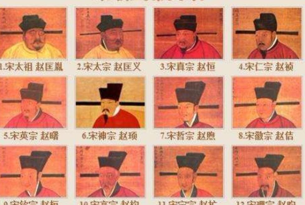 宋朝皇帝列表及简介（宋朝帝王一览表）