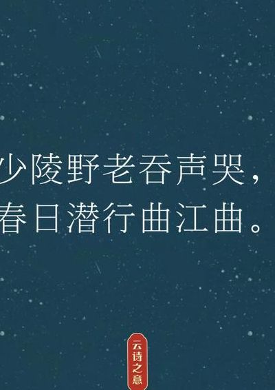 少陵野老是谁（少陵野老是谁写的）
