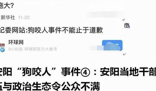 河南安阳狗咬人的事件始末（河南安阳狗咬人的事件始末是什么）