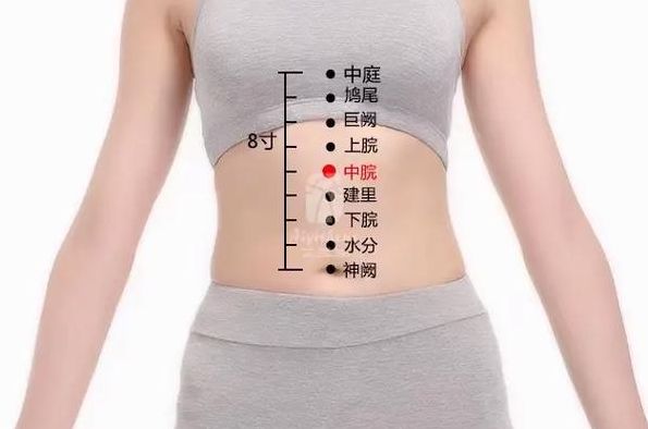 中脘的准确位置图片及作用（人体中脘准确位置图片）