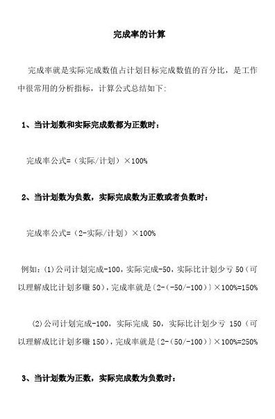 达成率怎么算(达成率是怎么算的?公式怎么写的？)