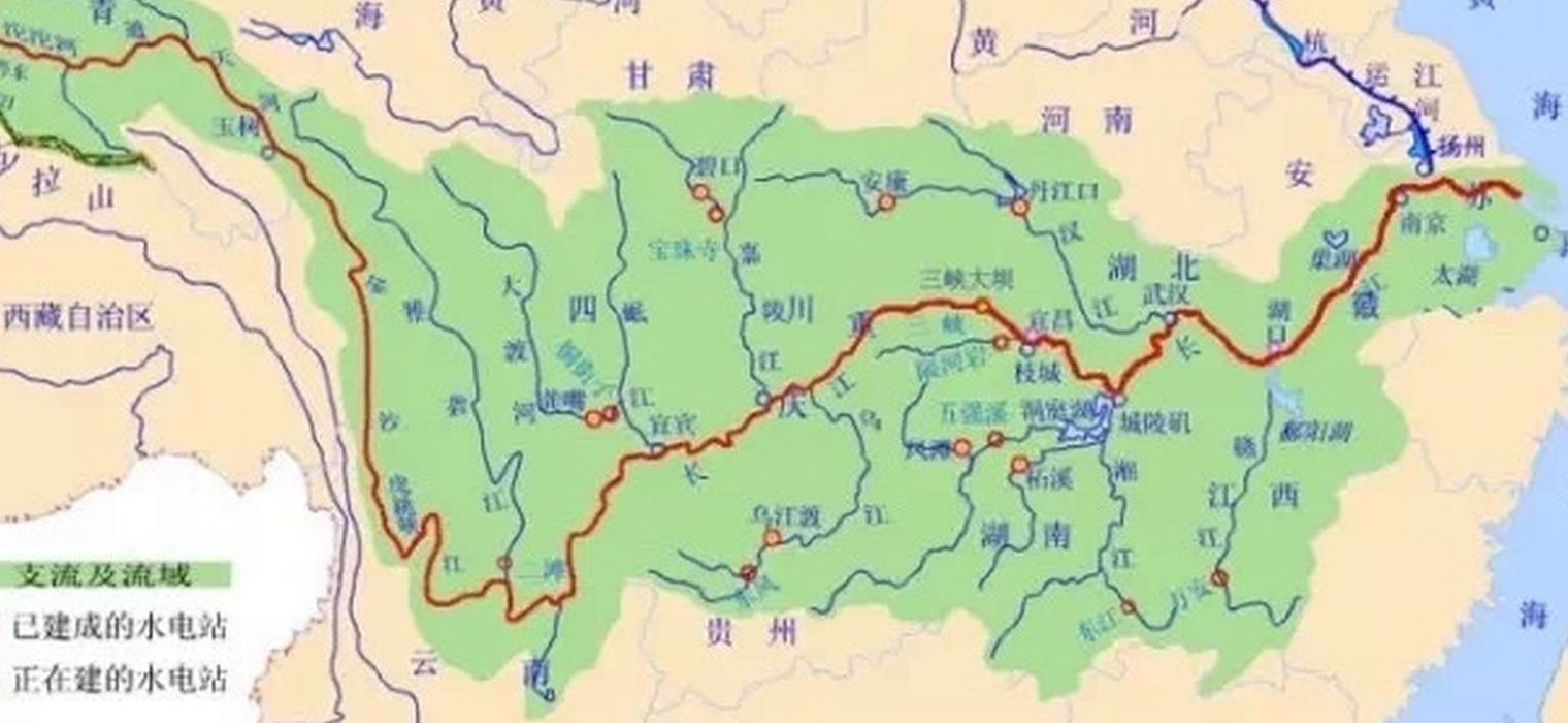 长江最终注入哪个大洋（长江最终注入的是哪一个海）