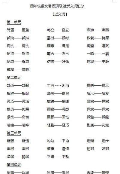 轻盈的反义词和近义词（轻盈的反义词近义词近义词）