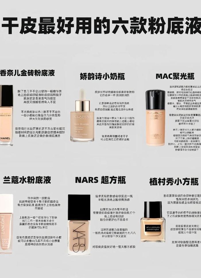 什么粉底液好用（干性皮肤用什么粉底液好用）
