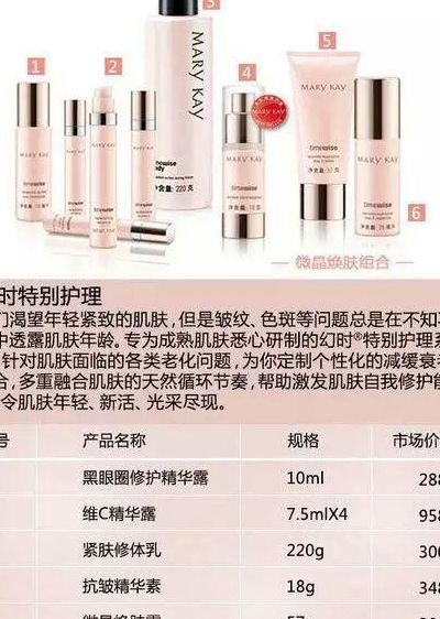 玫琳凯化妆品价格一览表（玫琳凯化妆品价格一览表蛋白粉）