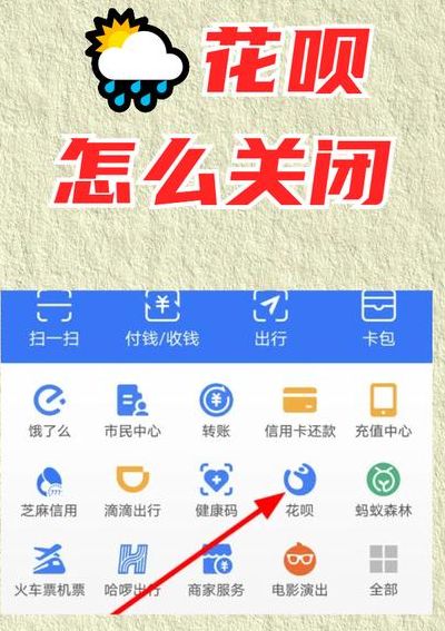 花呗关闭方法有哪些（花呗怎么关闭呀?）