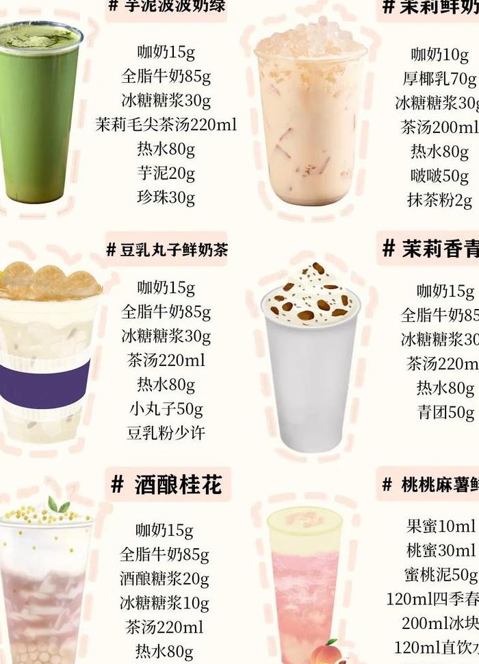 珍珠奶茶的配料（珍珠奶茶的配料对人有害吗）