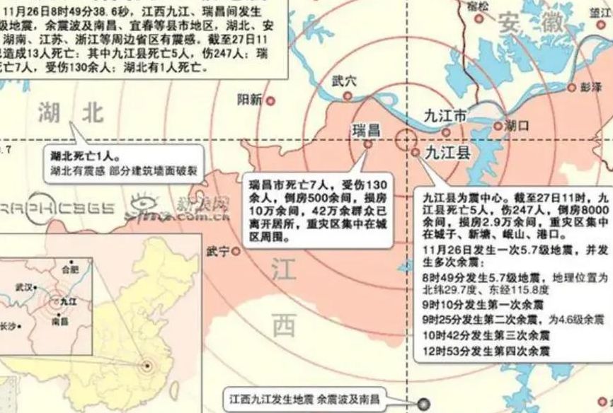 江西九江地震（江西九江地震2005）