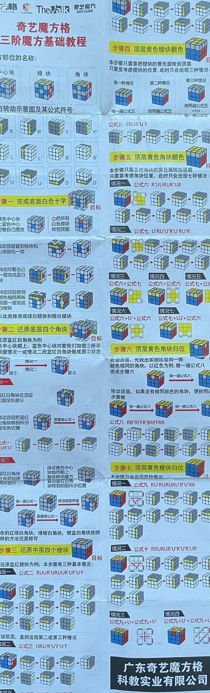魔方组合（魔方组合有多少个）