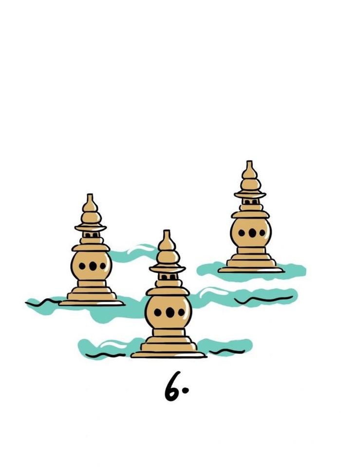 西湖三潭印月（西湖三潭印月简笔画）