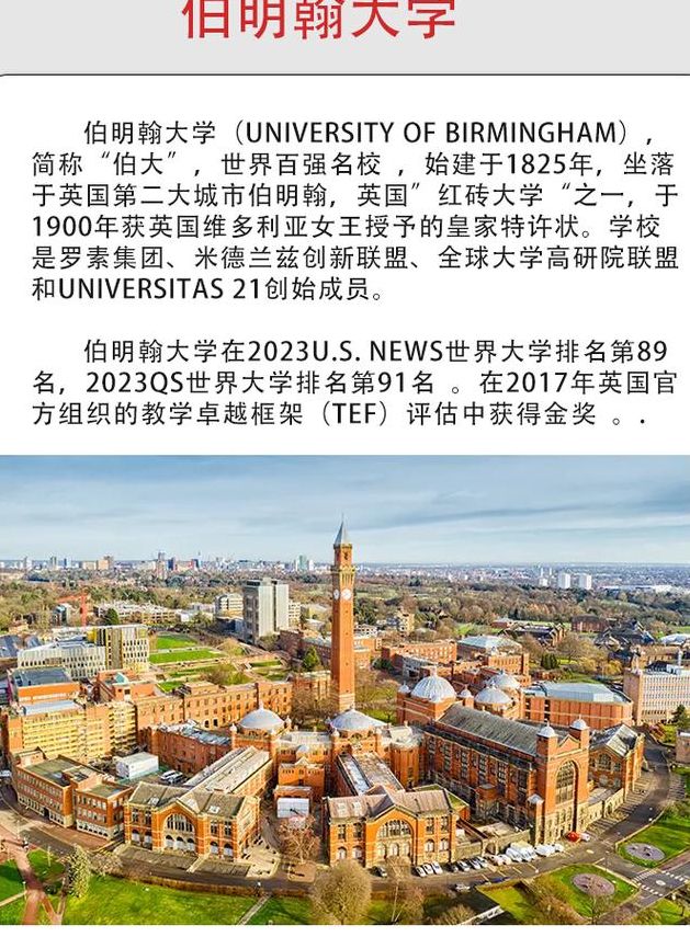 伯明翰大学排名（新加坡伯明翰大学排名）