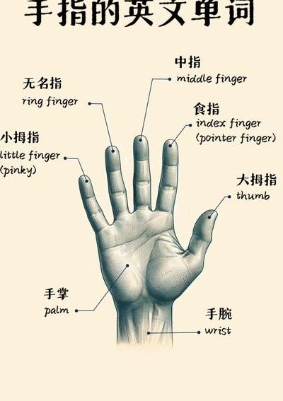 手指分别叫什么名字（手指都是什么名称）
