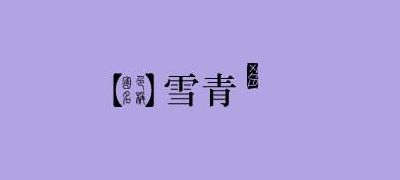 雪青色是什么颜色（雪青色的图片上衣）