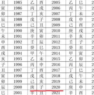 庚子年是哪一年（庚子年是哪一年属什么年）