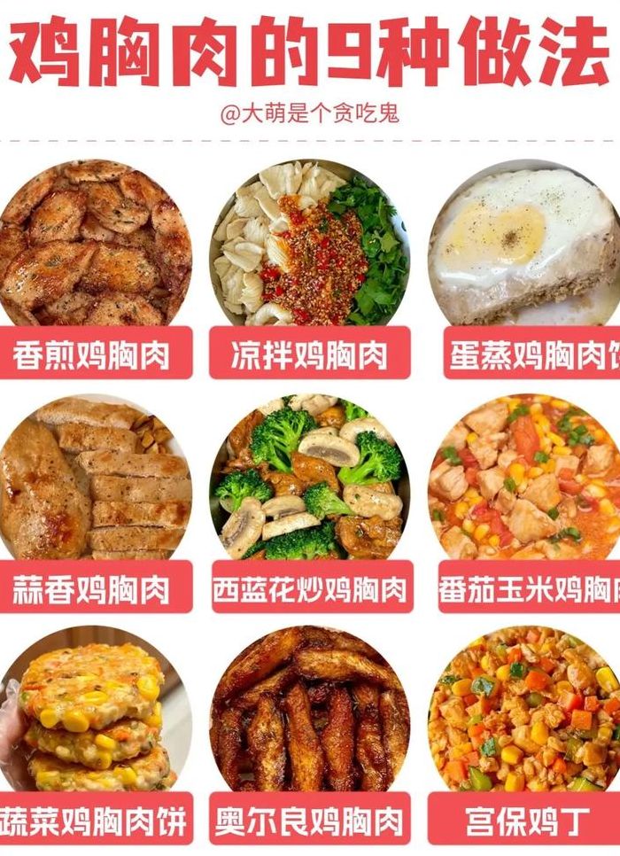 鸡胸肉减肥食谱（鸡胸肉减肥食谱做法）