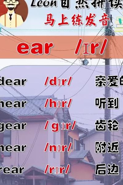 耳朵用英语怎么说（耳朵用英语怎么说ear）