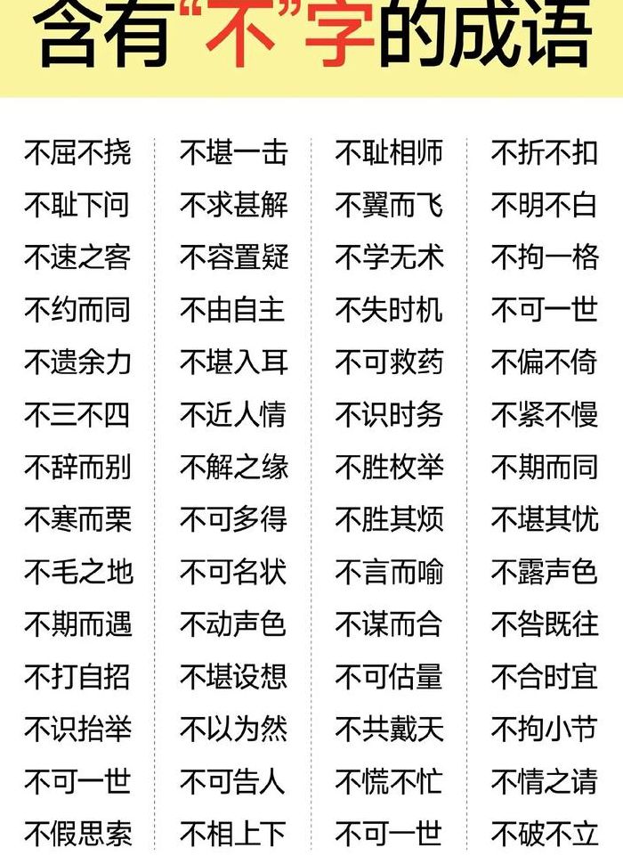 不什么什么下（不什么什么下四字成语）