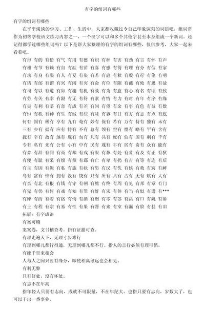 什么什么什么字（什么什么字啊）