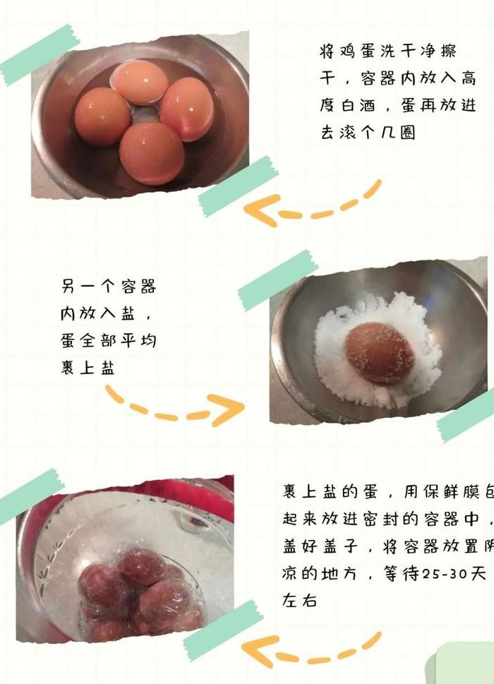 腌熟鸡蛋的做法（腌熟鸡蛋的做法最正宗的腌法）