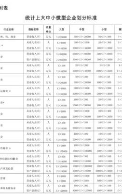 规模以上企业标准（什么是规模以上企业标准）