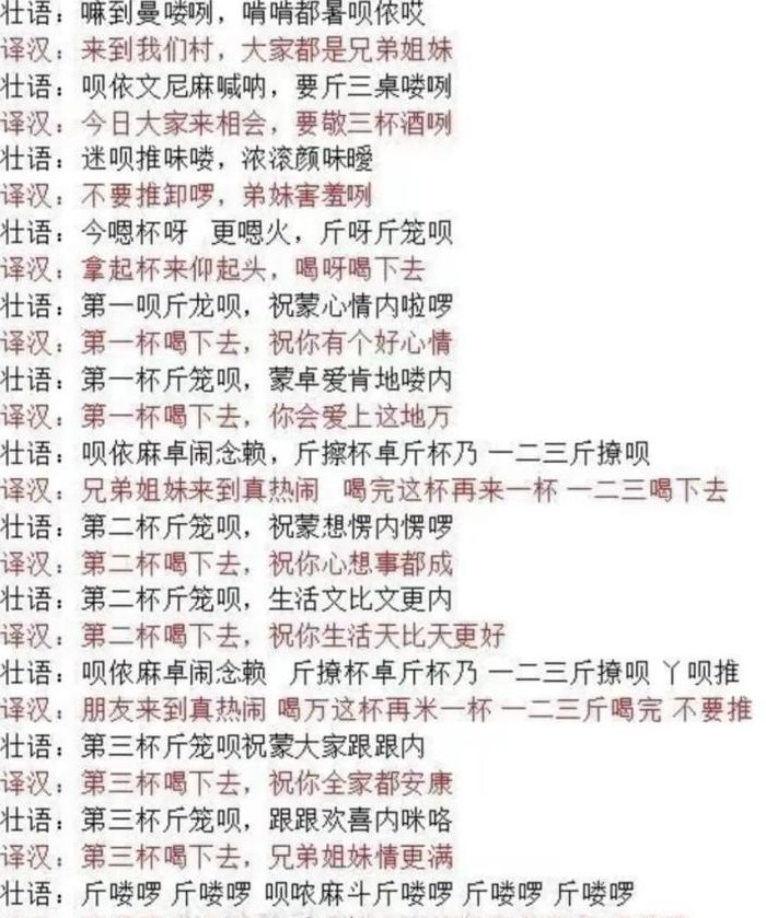 广西话日常用语1000句（广西话标准怎么说）