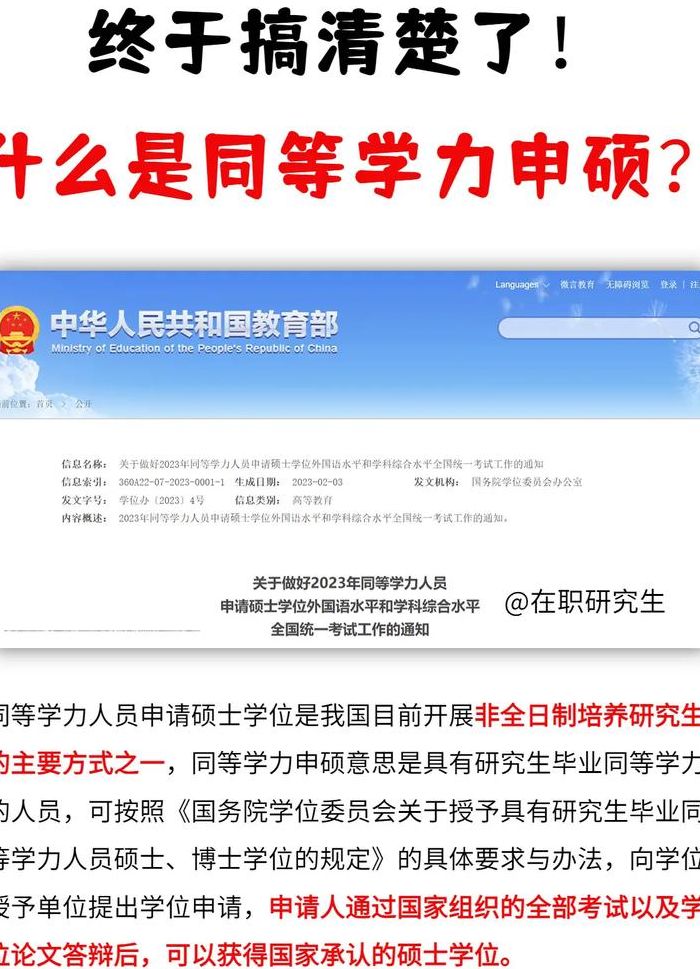 同等学力加试（考研什么叫做同等学力）