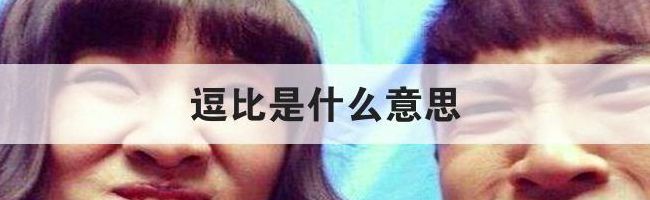 逗比什么意思啊（逗比是什么意思解释）